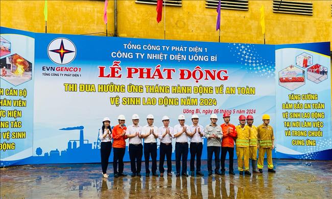 Công ty Nhiệt điện Uông Bí phát động thi đua hưởng ứng Tháng hành động về an toàn vệ sinh lao động năm 2024